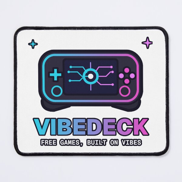 Item preview, VibeDeck Neon Handheld – Free Vibecoded Browser Games designed and sold by Acta Diurna Supply.