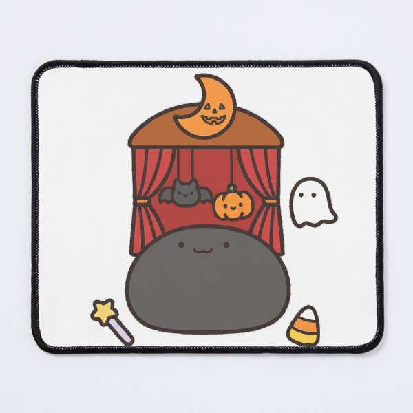 Item preview, Cute Black Cat Ghost Puppet Theater Halloween Kawaii Sticker designed and sold by xiaoxiaochibi.