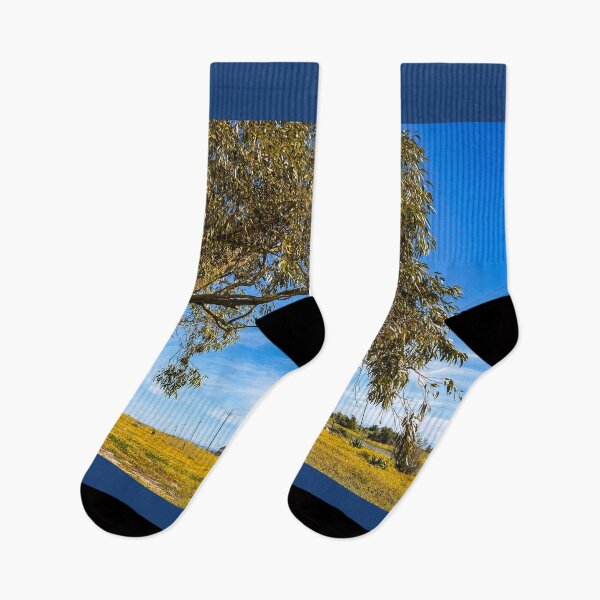 Item preview, Wildflowers under the large Tree in South Africa designed and sold by Coastal Wearable Art & Home Decor.