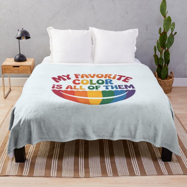 Item preview, My Favorite Color Is All of Them – Colorful Artist and Rainbow Art Quote designed and sold by Jollys-ArtShop.