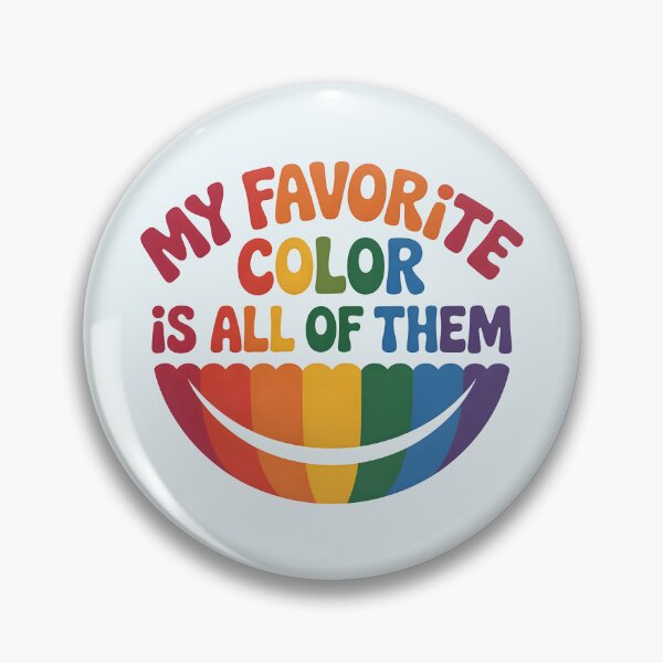Item preview, My Favorite Color Is All of Them – Colorful Artist and Rainbow Art Quote designed and sold by Jollys-ArtShop.