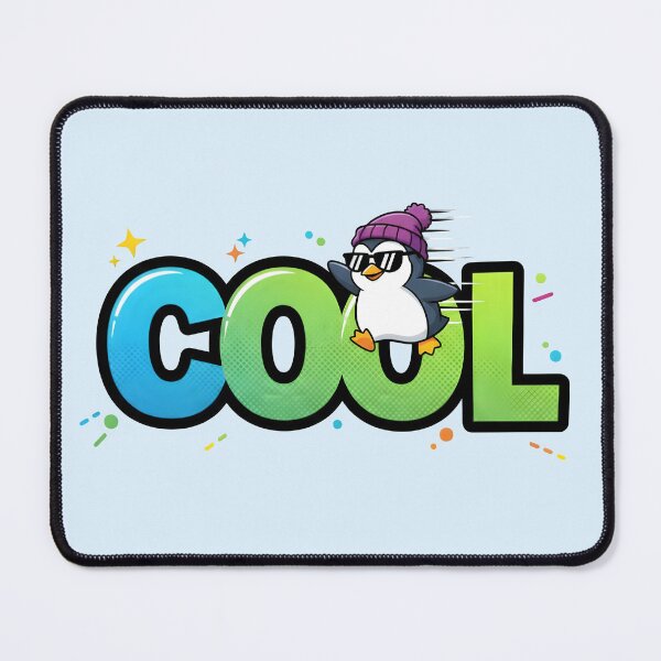 Item preview, Cool Skater Penguin with Sunglasses and Beanie - Streetwear Pop Art designed and sold by VibeShift Studio.
