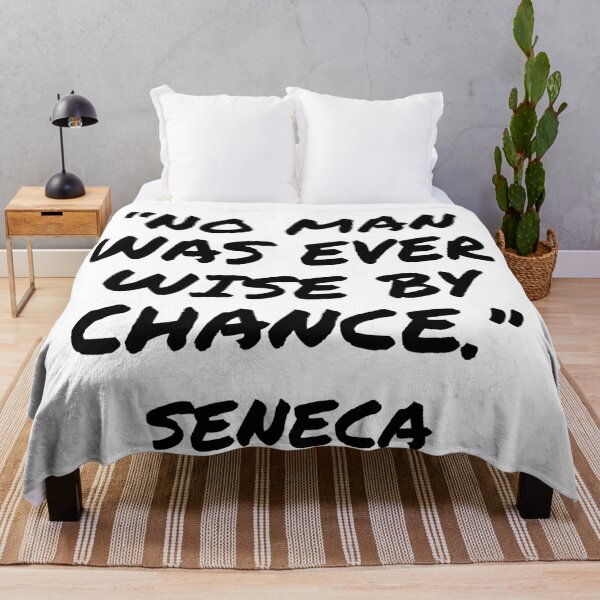 Item preview, No Man Was Ever Wise by Chance - Seneca Quote designed and sold by 4ever-Undaunted.
