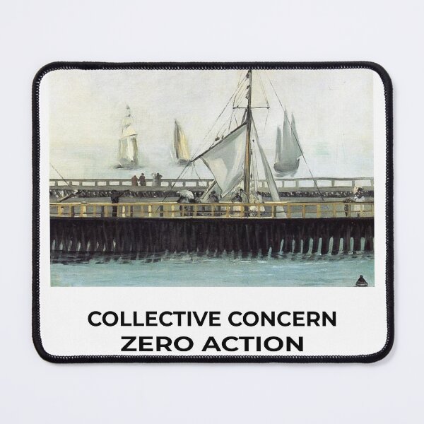 Item preview, The Jetty of Boulogne-sur-Mer by Edouard Manet - Collective Concern Zero Action designed and sold by lijoy.