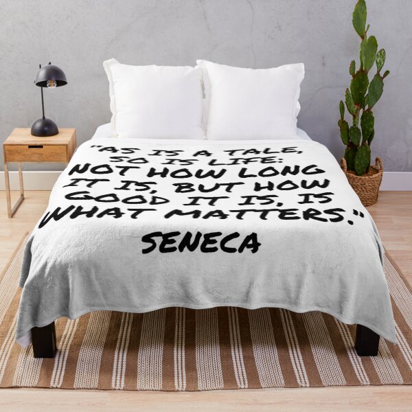 Item preview, Not How Long, but How Good - Seneca Quote designed and sold by 4ever-Undaunted.