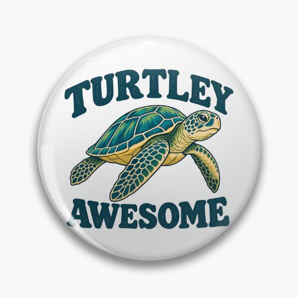 Item preview, Turtley Awesome Funny Sea Turtle Ocean Life Marine Biology Lover Animal Puns designed and sold by Photo-Sphere101.