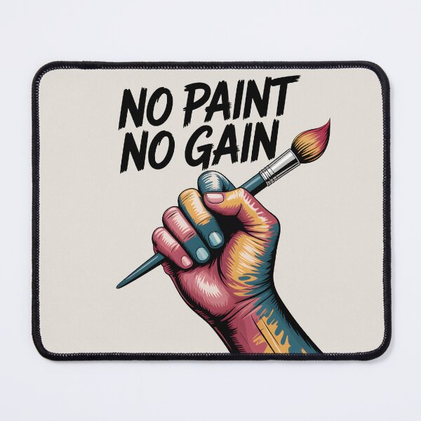 Item preview, No Paint, No Gain – Funny Painter Quote and Artist Motivation designed and sold by Jollys-ArtShop.