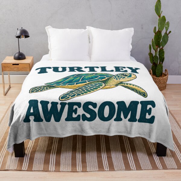 Item preview, Turtley Awesome Funny Sea Turtle Ocean Life Marine Biology Lover Animal Puns designed and sold by Photo-Sphere101.