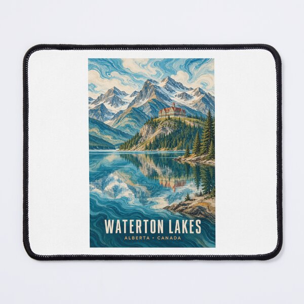 Item preview, Waterton Lakes - Alberta - Canada designed and sold by GoodOldVintage.