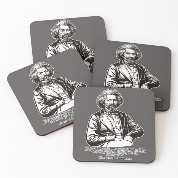 Item preview, Frederick Douglass Quote - It Is Not Light That We Need But Fire Art designed and sold by Deviant Logic Design.