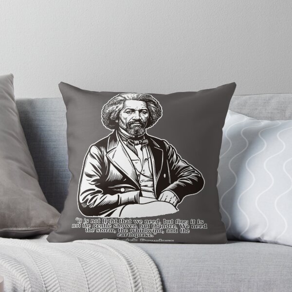 Item preview, Frederick Douglass Quote - It Is Not Light That We Need But Fire Art designed and sold by Deviant Logic Design.