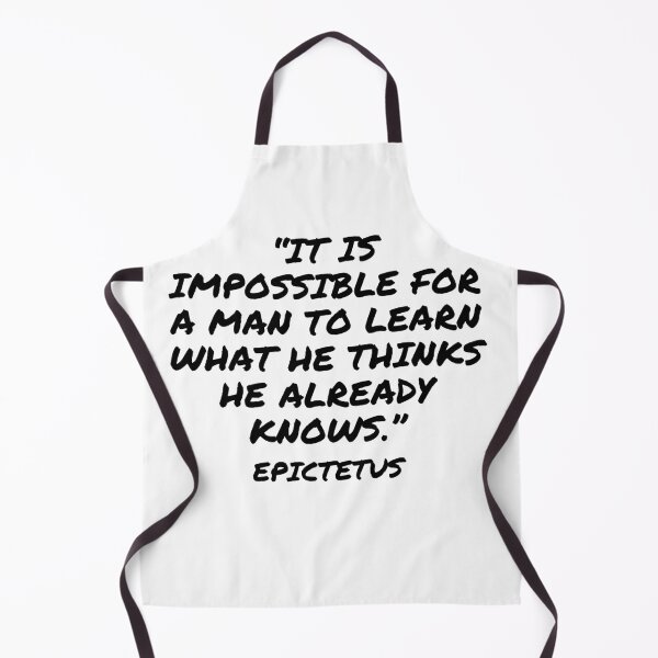 Item preview, No puedes aprender lo que crees saber - Cita de Epicteto designed and sold by 4ever-Undaunted.
