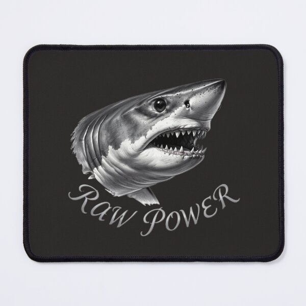 Item preview, SHARK: RAW POWER Silver designed and sold by The best online style shop.