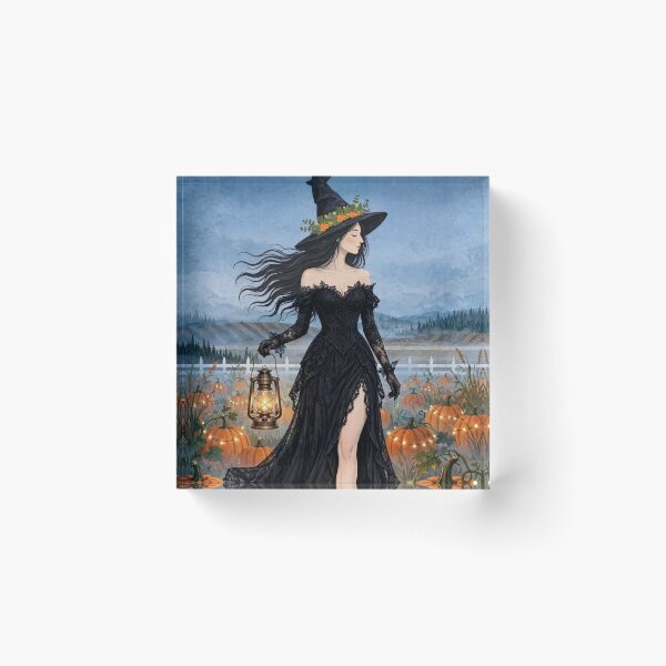 Item preview, The Elegant Witch and Her Enchanted. designed and sold by DibujandoPorfa.