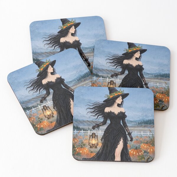 Item preview, The Elegant Witch and Her Enchanted. designed and sold by DibujandoPorfa.