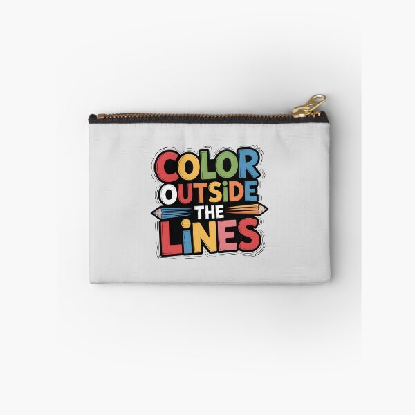 Item preview, Color Outside the Lines – Creative Artist Quote and Colorful Drawing Design designed and sold by Jollys-ArtShop.