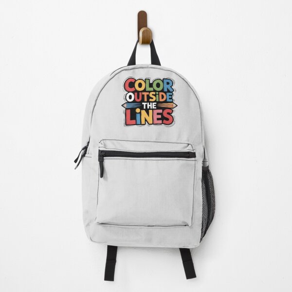 Item preview, Color Outside the Lines – Creative Artist Quote and Colorful Drawing Design designed and sold by Jollys-ArtShop.