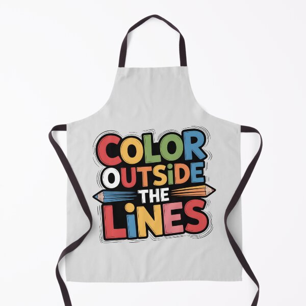 Item preview, Color Outside the Lines – Creative Artist Quote and Colorful Drawing Design designed and sold by Jollys-ArtShop.
