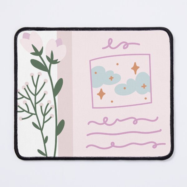 Item preview, Pastel book and plants sticker designed and sold by DesignPMG.