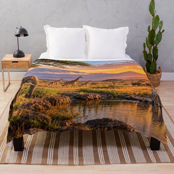Item preview, African Safari Sunset designed and sold by DreamPrint Collective.