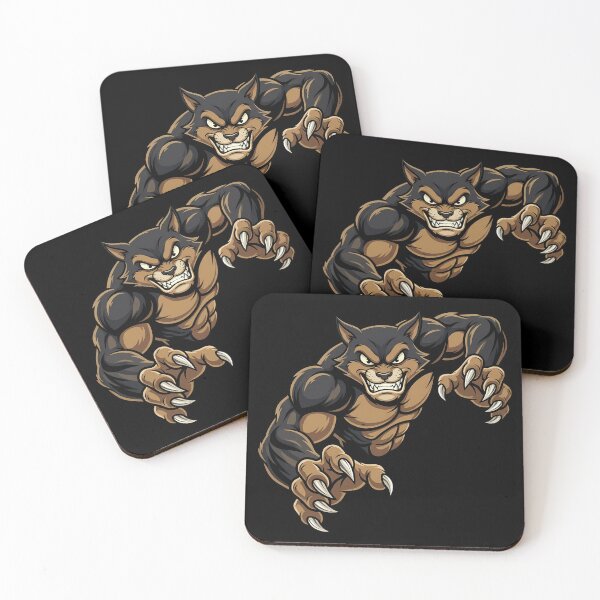 Item preview, Scary Muscular Cat Cartoon designed and sold by BareCanvasCompany.