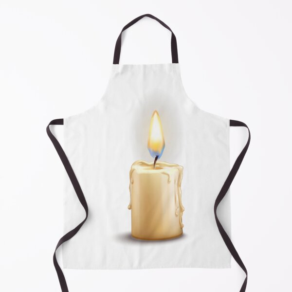 Item preview, Burning Wax Candle Realistic Glowing Flame Atmosphere Graphic designed and sold by PIXeez⭐️⭐️⭐️⭐️⭐️.