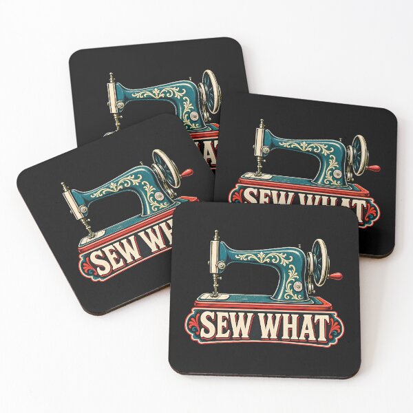 Item preview, Sew What Funny Vintage Sewing Machine Crafter Hobbyist designed and sold by Photo-Sphere101.