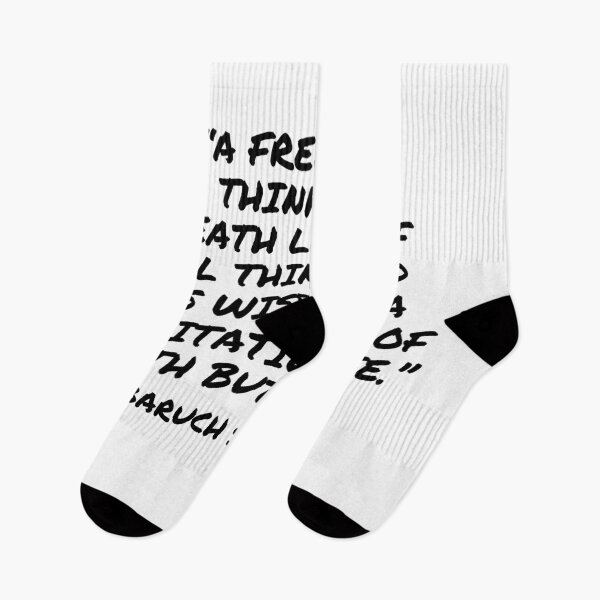 Item preview, A Meditation Not of Death but of Life - Baruch Spinoza Quote designed and sold by 4ever-Undaunted.