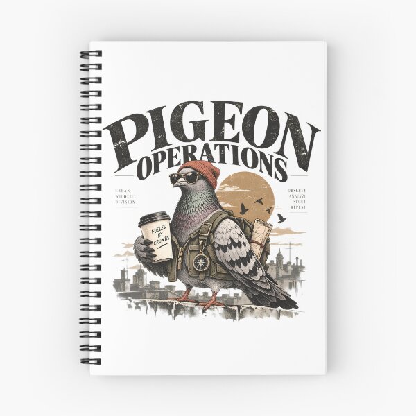 Item preview, Pigeon Operations – Funny Vintage Pigeon Graphic designed and sold by Piratos.