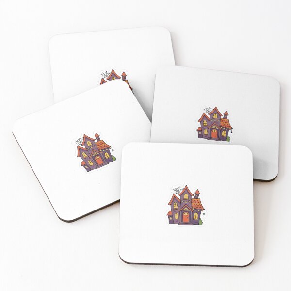 Item preview, Spooky Halloween Haunted House Sticker Design designed and sold by Y&M.