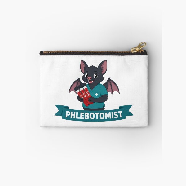 Item preview, Cute Vampire Bat Phlebotomist Blood Draw designed and sold by 2rose.