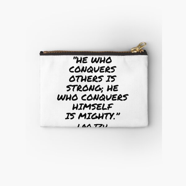 Item preview, He Who Conquers Himself Is Mighty - Lao Tzu Quote designed and sold by 4ever-Undaunted.