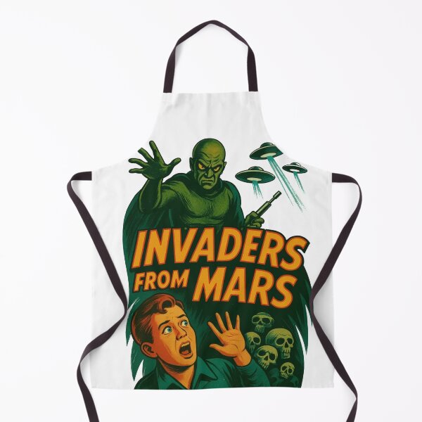 Item preview, Invaders From Mars – Retro 1950s Sci-Fi Horror Comic Art designed and sold by CineVault.