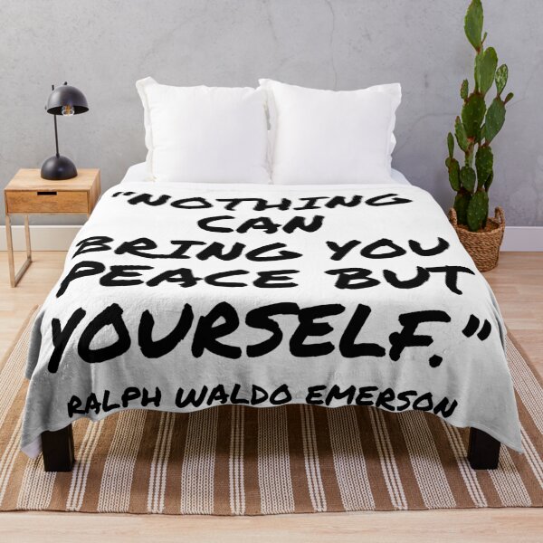 Item preview, Nothing Can Bring You Peace but Yourself - Ralph Waldo Emerson Quote designed and sold by 4ever-Undaunted.