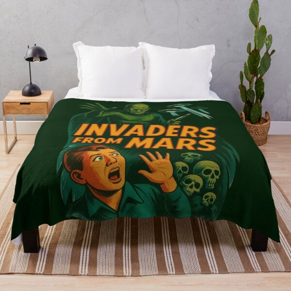 Item preview, Invaders From Mars – Retro 1950s Sci-Fi Horror Comic Art designed and sold by CineVault.