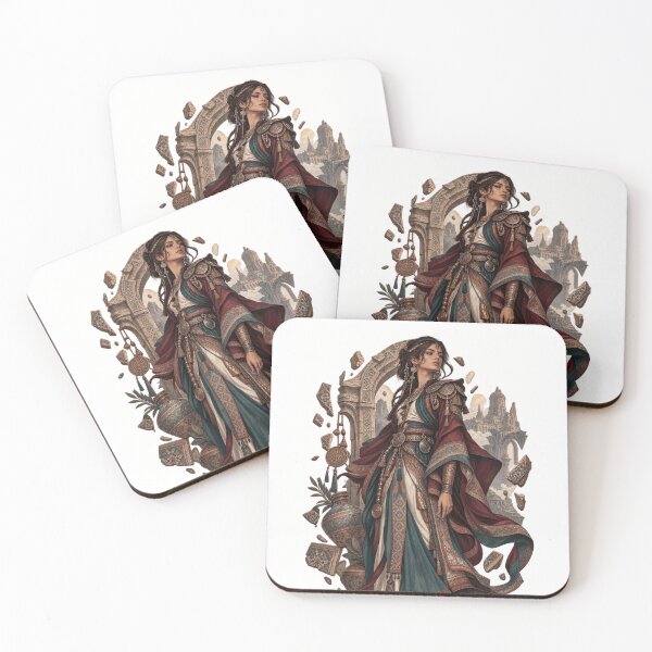 Item preview, Echoes of a Lost Empire – Ornamental Cultural Fantasy Illustration designed and sold by designbyuzi.