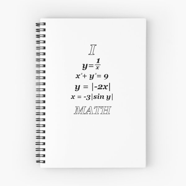 Item preview, I LOVE MATH Equation Joke designed and sold by KFArmin.