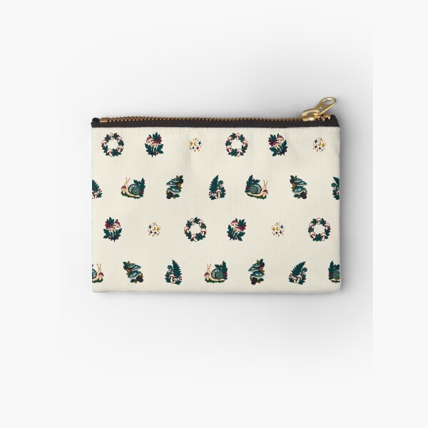 Item preview, Cream Tiny Woodland Mushroom Ditsy Pattern designed and sold by H. Doucette Studio.