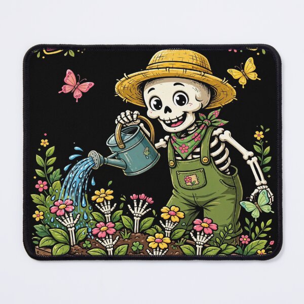Item preview, Bone To Grow Funny Skeleton Gardener designed and sold by MojoHill.