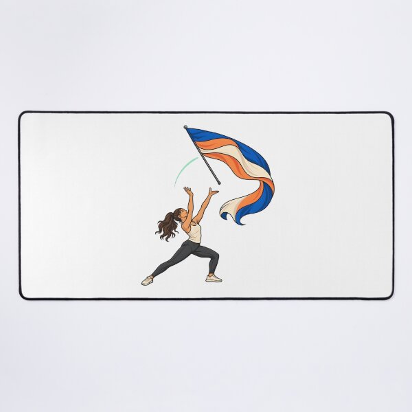 Item preview, Color Guard Flag Toss Practice Art designed and sold by Philippa Shop.