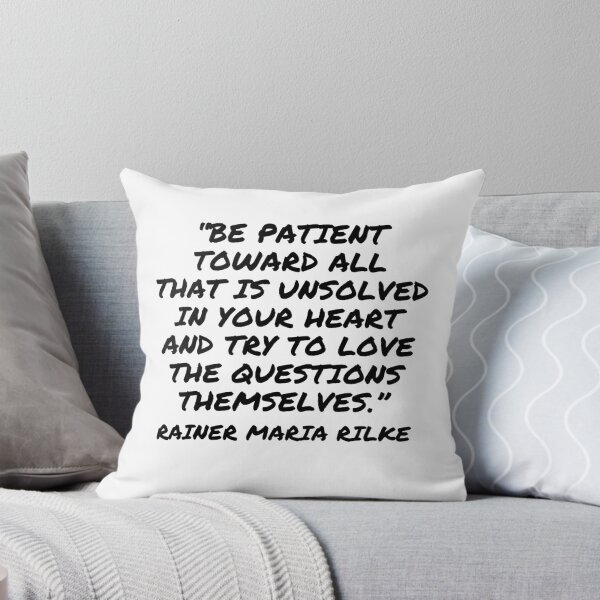 Item preview, Love the Questions Themselves - Rainer Maria Rilke Quote designed and sold by 4ever-Undaunted.