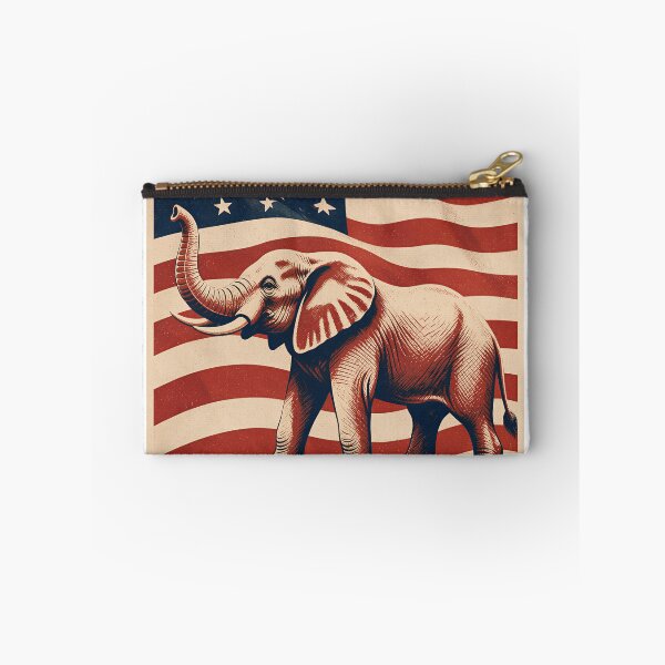 Item preview, Vote Red Elephant Flag Poster designed and sold by bycaiotti.