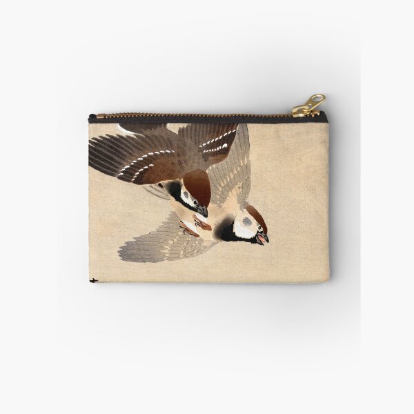 Item preview, Sparrows Chasing Flying Insect (ca. 1920) by Ohara Koson designed and sold by AngyDesigns49.