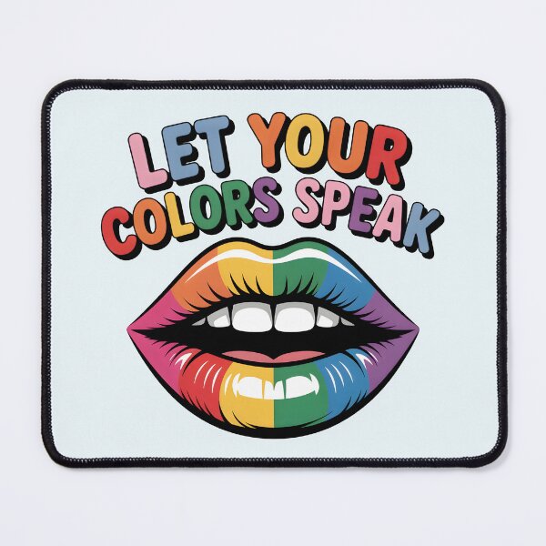 Item preview, Let Your Colors Speak – Colorful Artist Quote and Creative Expression designed and sold by Jollys-ArtShop.