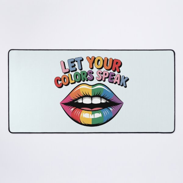 Item preview, Let Your Colors Speak – Colorful Artist Quote and Creative Expression designed and sold by Jollys-ArtShop.
