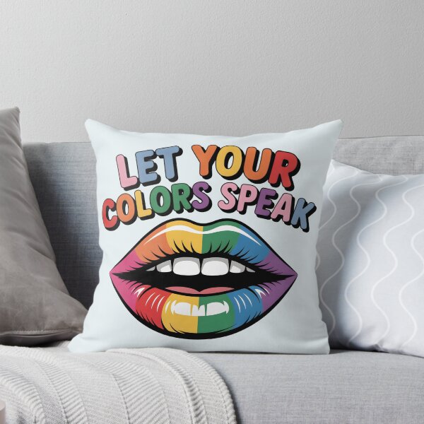 Item preview, Let Your Colors Speak – Colorful Artist Quote and Creative Expression designed and sold by Jollys-ArtShop.