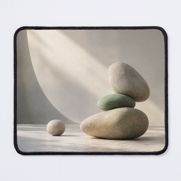 Item preview, Eroded Stone Abstraction in Muted Earth Tones designed and sold by The-Library.