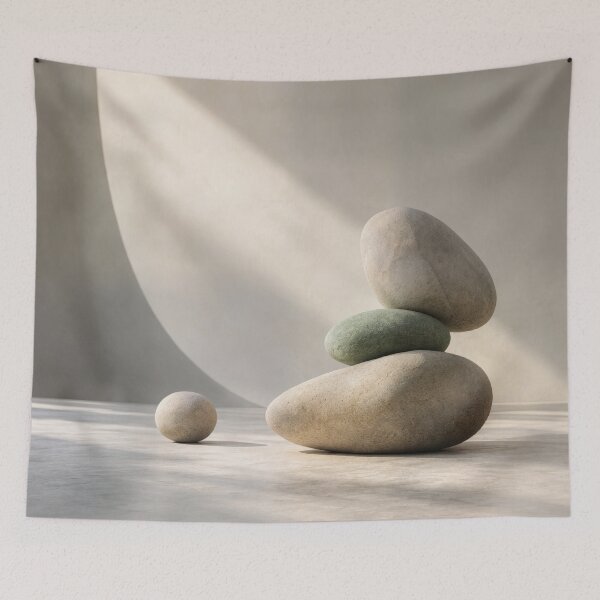 Item preview, Eroded Stone Abstraction in Muted Earth Tones designed and sold by The-Library.