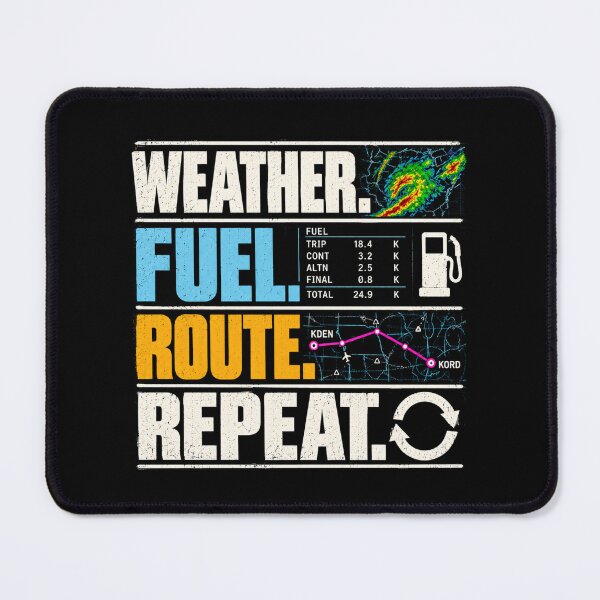 Item preview, Weather Fuel Route Repeat – Aircraft Dispatcher designed and sold by amndro.