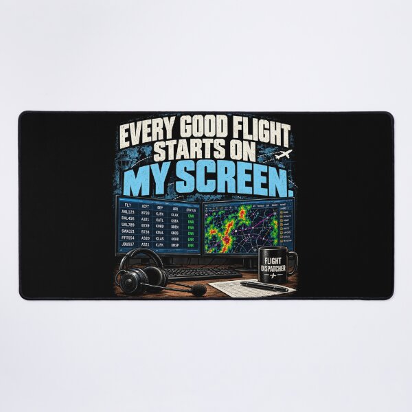 Item preview, Every Good Flight Starts on My Screen – Flight Dispatcher designed and sold by amndro.